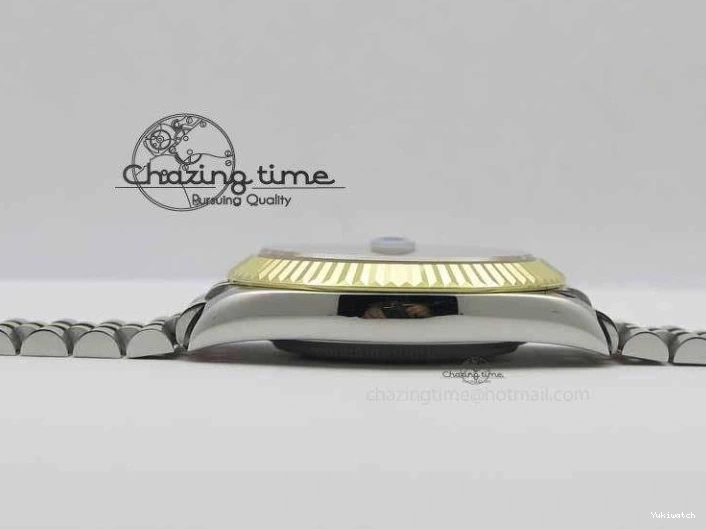 Roman YG Maker Black On Bracelet Edition A2813 BP Best 41mm DateJust SS Jubilee Dial II 0521